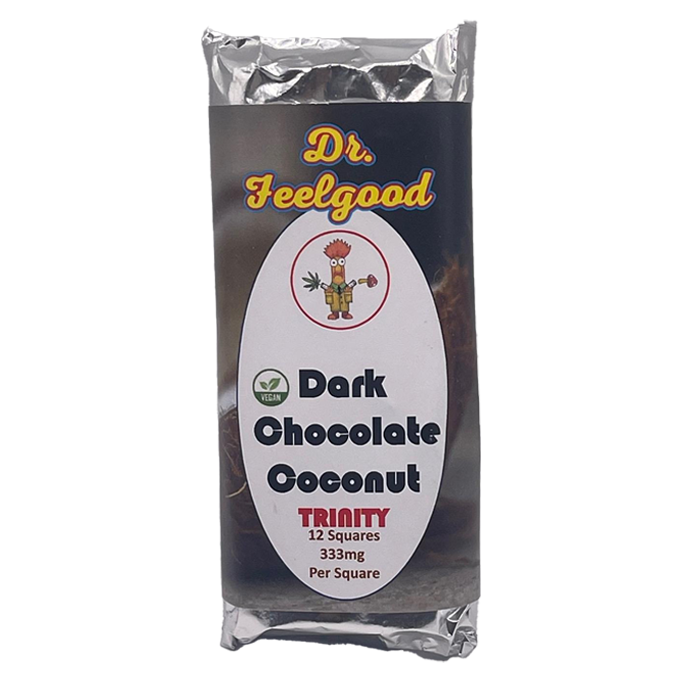 Dr. Feelgood – Dark Chocolate Coconut Bar